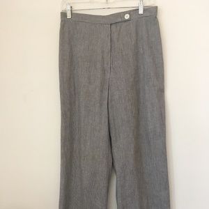 Vintage Seersucker High Waist Pants